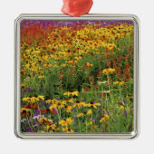 ピースガーデン国際的に花が咲く メタルオーナメント (正面)