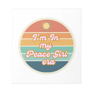 ピースガール時代 ノートパッド