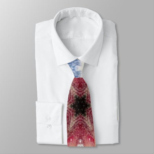 ピースキシー万華鏡のように千変万化するパターンアイズ絞り染めフラワータイ ネクタイ (タイ)