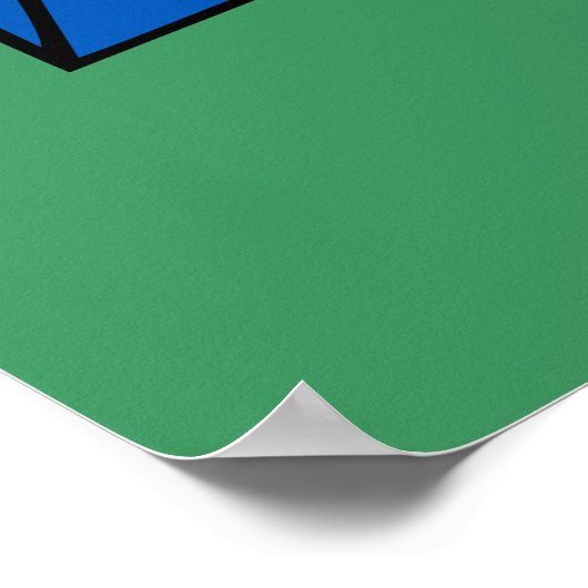 ピースキリル文字 ポスター (角)