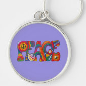 ピースキーチェーン キーホルダー (正面)