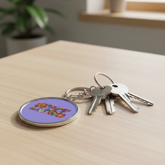 ピースキーチェーン キーホルダー