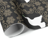 ピースクリスマスホリデーの鳩 ラッピングペーパー (ロールコーナー)