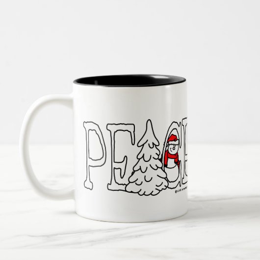ピースコーヒーマグ ツートーンマグカップ (左)