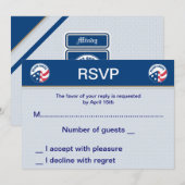 ピースコープ 結婚式出席確認カード 招待状 (正面/裏面)