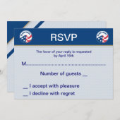 ピースコープ 結婚式 出席確認カード 招待状 (正面/裏面)