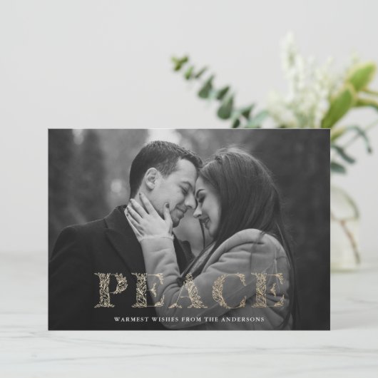 ピースゴールデンウィンターフローラレタリング写真 シーズンカード (スタンド正面)