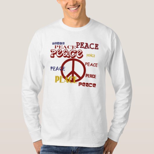 ピースサインか記号 Tシャツ (正面)