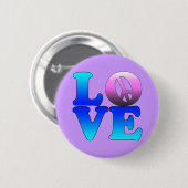 ピースサインとの愛 缶バッジ (正面&裏面)