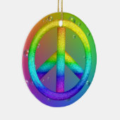 ピースサインのオーナメント セラミックオーナメント (右)