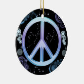 ピースサインのオーナメント セラミックオーナメント (右)