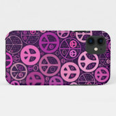 ピースサインのコラージュ Case-Mate iPhoneケース (裏面(横))