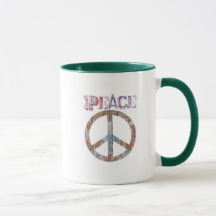 ピースサインのコーヒーカップ マグカップ