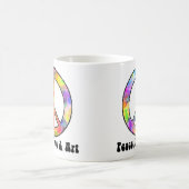 ピースサインのマグ コーヒーマグカップ (中央)