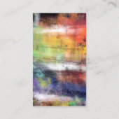 ピースサインのモザイクカスタムな名刺 名刺 (裏面)