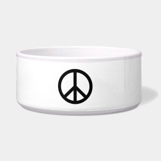 ピースサインの小犬ボール ボウル