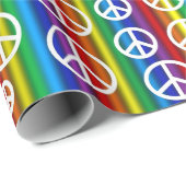 ピースサインの泡 ラッピングペーパー (ロールコーナー)