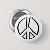 ピースサインの空 缶バッジ (正面&裏面)