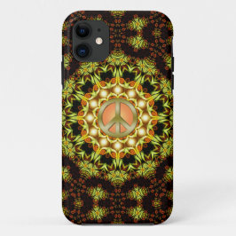 ピースサインの自然エネルギーiPhone 5の場合 iPhone 11 ケース