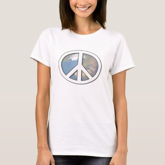 ピースサインのTシャツ Tシャツ (正面)
