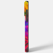 ピースサインはっきりしたカラーとドラマチックなライトストリーク Case-Mate iPhoneケース (裏面 / 左)