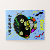 ピースサインハッピースペースシップパズル ジグソーパズル (横)