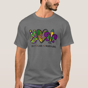 ピースサインハートフルーアデライスヒッパイピースラブマ Tシャツ