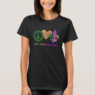 ピースサインハートフルーアデライスヒッパイピースラブマ Tシャツ