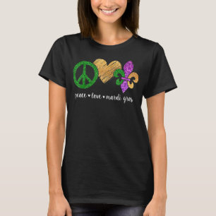 ピースサインハートフルーアデライスヒッパイピースラブマ Tシャツ
