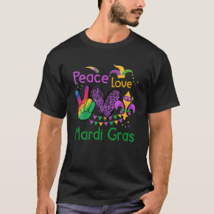 ピースサインハートフルーアデライスヒッパイピースラブマ Tシャツ