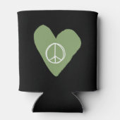 ピースサインハート 缶クーラー (裏面)