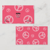 ピースサインビジネス及びテレホンカード 名刺 (正面/裏面)