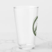 ピースサインピント飲みガラス タンブラーグラス (右)