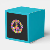 ピースサインフローラオン黒 フェイバーボックス (裏面サイド)