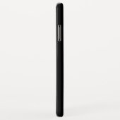 ピースサインブラックシルバーグリッターシック Case-Mate iPhoneケース (裏面/右)