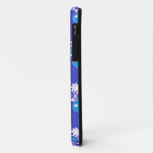 ピースサインブルー Case-Mate iPhoneケース (裏面/左)