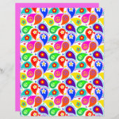 ピースサインペイズリー |ヒッパイシック紙 (正面/裏面)