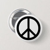 ピースサインボタン 缶バッジ (正面&裏面)