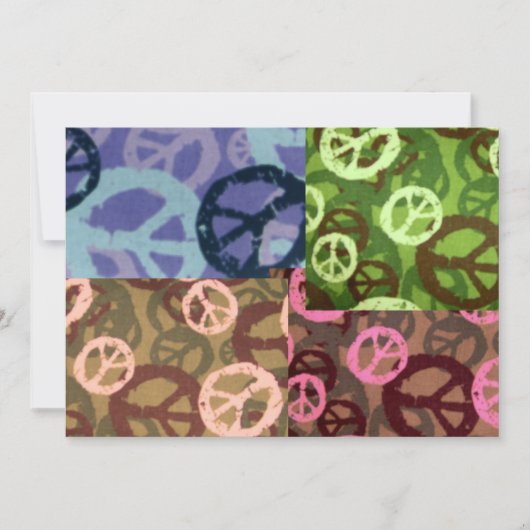 ピースサインミックス招待状 招待状 (正面)