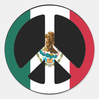 ピースサインメキシコ ラウンドシール