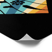 ピースサインラブ60s 70s溝深いヒッピー衣装ホール ポスター (角)