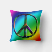 ピースサインレインボーピロー クッション (裏面)