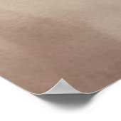 ピースサイン絵を描ウォーターカラー ポスター (角)