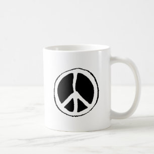 ピースサイン コーヒーマグカップ
