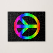 ピースサイン ジグソーパズル (横)