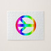 ピースサイン ジグソーパズル (横)