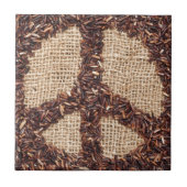 ピースサイン タイル (正面)