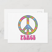ピースサイン ポストカード (正面/裏面)