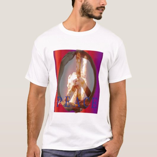 ピースサイン Tシャツ (正面)