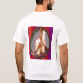ピースサイン Tシャツ (裏面)